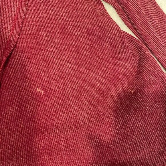 Blu Pepper maroon cold shoulder top/dress | size S - Picture 7 of 8